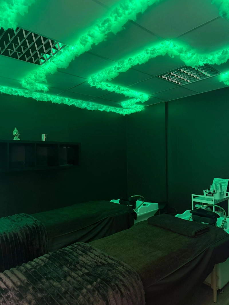 L'intérieur de l'espace bien-être