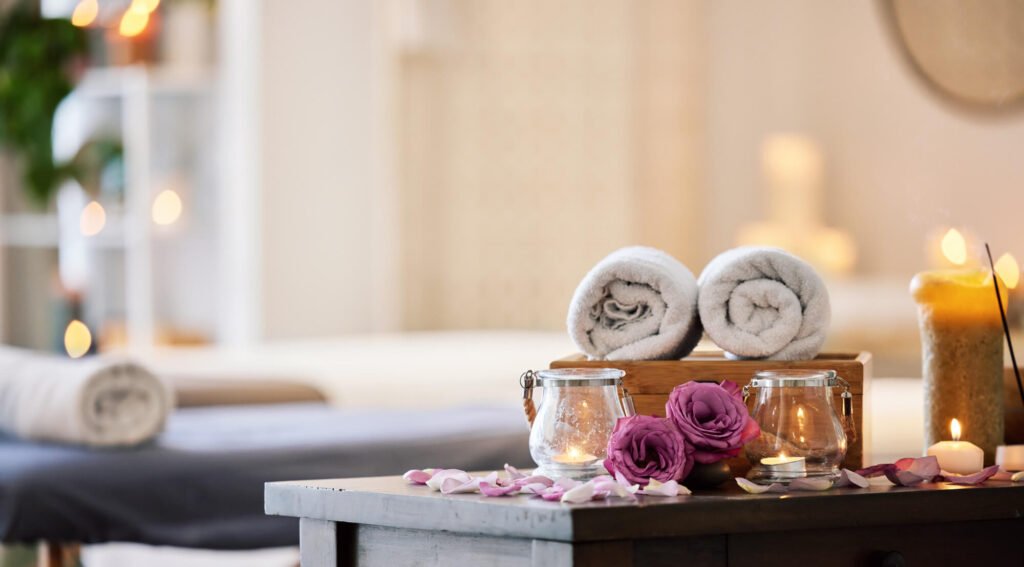 Ambiance détente et calme d'un spa haut de gamme